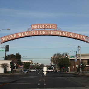 Modesto sign